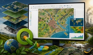 imagem para representar análises ambientais com QGIS